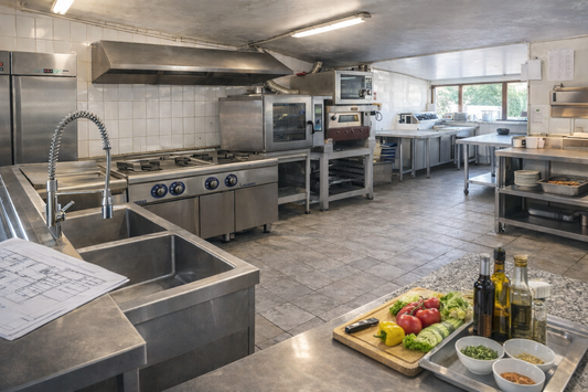 Réaménagement de la cuisine — Camping La Vallée de Deauville (14)