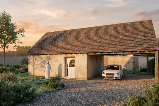 Construction d’un garage et d’une charreterie – Saint-Julien-de-la-Liègue (27)