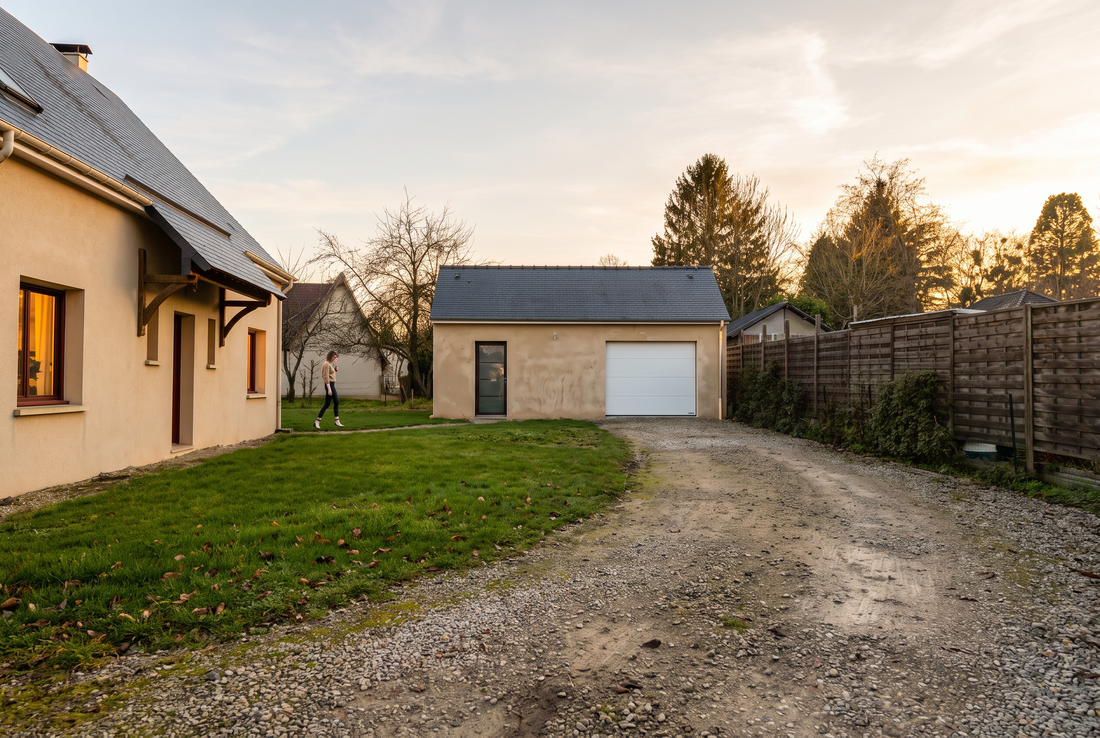 Construction d'un garage à Bournainville-Faverolles - Eure (27)