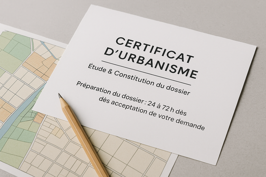 Certificat d’Urbanisme – Étude & Constitution du dossier